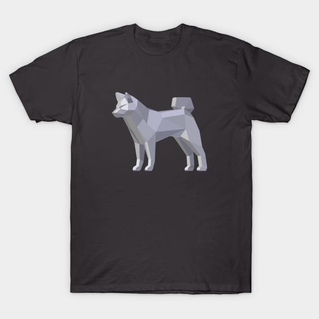 Low Poly Shiba T-Shirt by kaeru